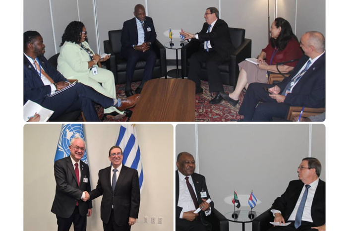 Continuó Canciller cubano amplia agenda en Asamblea General de la ONU Continuó Canciller cubano amplia agenda en Asamblea General de la ONU